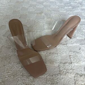 Tony Bianca Fresco Sandal Clear Heels